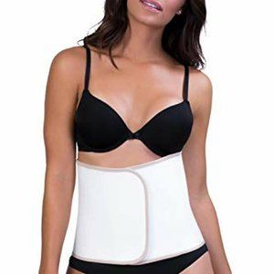 Belly Bandit Viscose Bamboo Belly Wrap Natural White White/Tan Abdominal Band